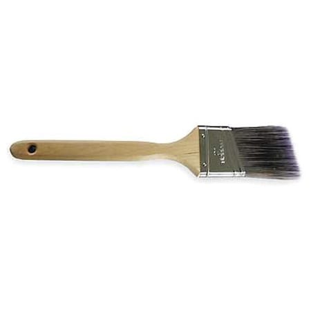 2 Angle Sash Paint Brush, Polyester Bristle, Sealed Wood Handle