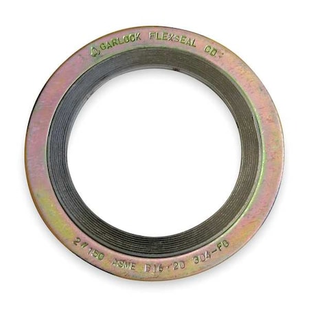 Gasket,Ring,1/2 In,Metal,Yellow