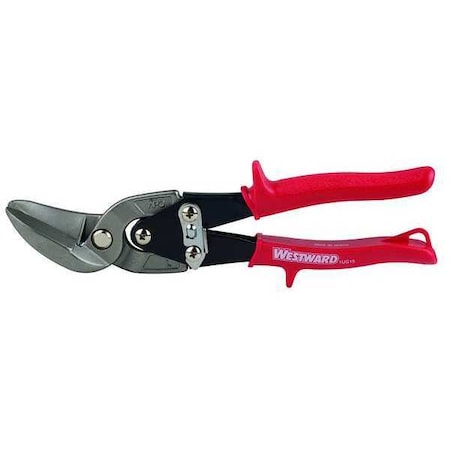 Offset Aviation Snip, Left, 9 3/4 In, Steel