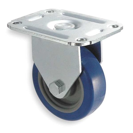 Rigid Plate Caster,Poly,5 In.,145 Lb.