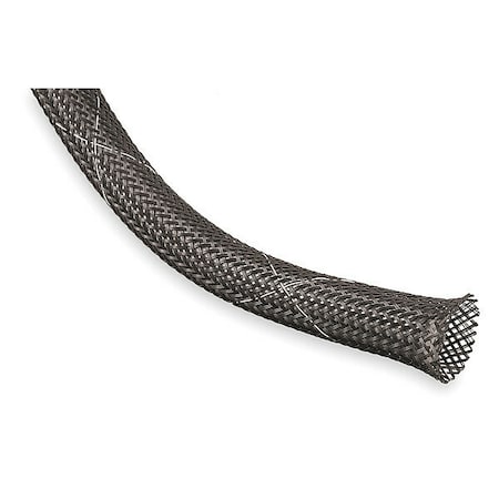 Braided Sleeving,0.500 In.,50 Ft.,Black