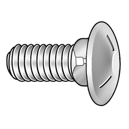 Carriage Bolt,Gr 2,5/16-18x2 1/2In,PK100