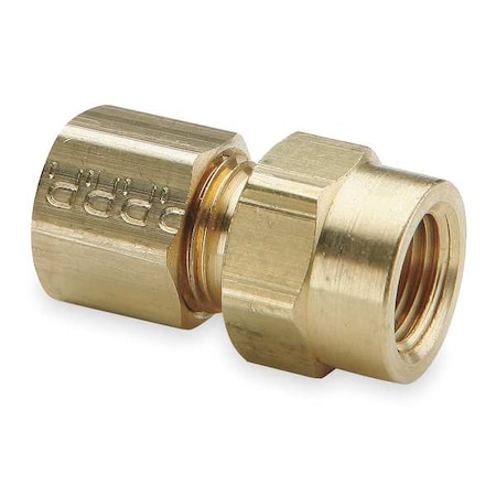 3/16 Compression Brass Female Connector 10PK