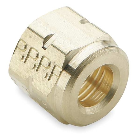 1/4 Compression Brass Nut 10PK