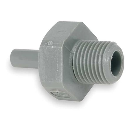 Acetal Copolymer Stem Adapter, 5/16 In Tube Size