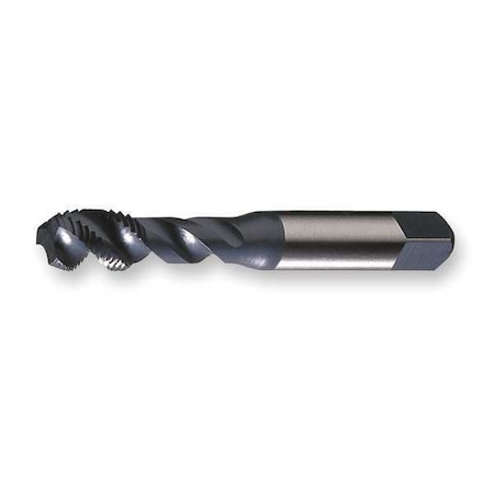 Spiral Flute Tap, M8-1.00, Modified Bottoming, Metric Fine, 3 Flutes