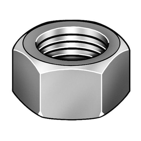 Heavy Hex Nut, 1/2-13, Steel, Not Graded, Hot Dipped Galvanized, 31/64 In Ht, 50 PK