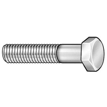 Grade A307, 1/4-20 Hex Head Cap Screw, Hot Dipped Galvanized Stainless Steel, 1-1/2 In L, 100 PK