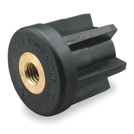 Round Tube End, 1/2-13 Thread, Outside Dia.: 2 In