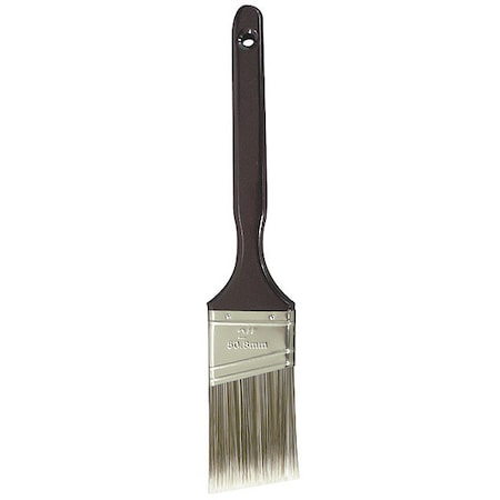 2 Angle Sash Paint Brush, Polyester Bristle, Plastic Handle