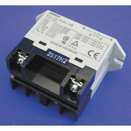 Enclosed Power Relay, Surface (Top Flange) Mounted, SPST-NO, 12V DC, 4 Pins, 1 Poles