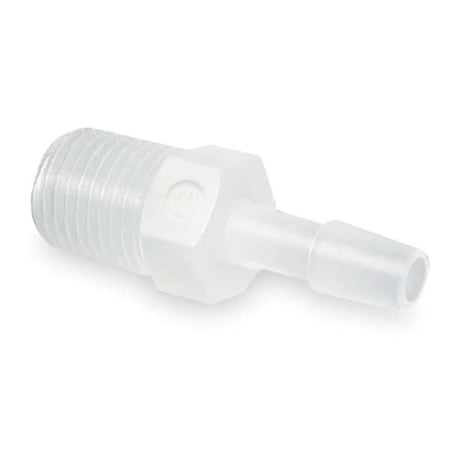 Adapter,Thread To Barb,Poly,1/2 In,PK10