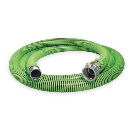 1-1/2 ID X 20 Ft Discharge & Suction Hose BK/GN