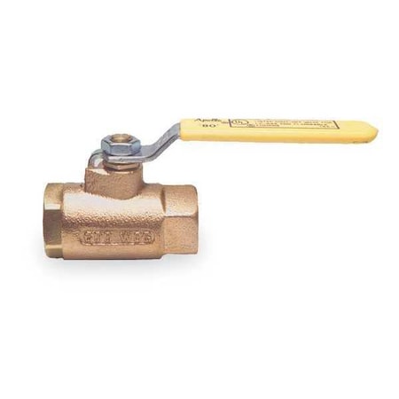 1 FNPT Bronze Gas Ball Valve Inline