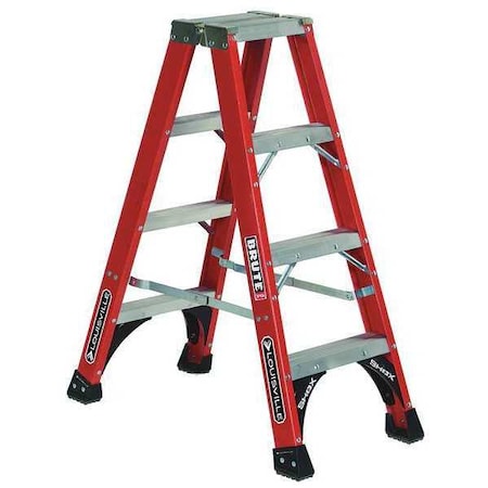 4 Ft Fiberglass Twin Stepladder