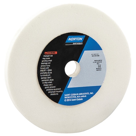 Grinding Wheel,T1,4x1/4x1/2,AO,100G,PK5