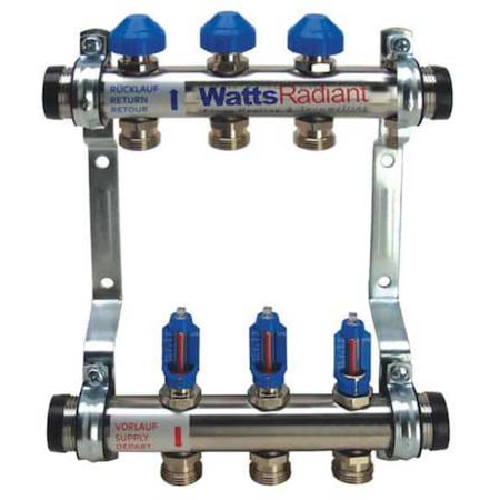 Flowmeter Manifold,Metal,Stainless Steel