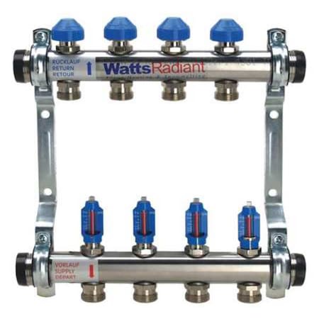 Flowmeter Manifold,Metal,Stainless Steel