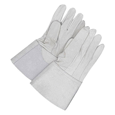 Welding Glove TIG Grain Goatskin White, Shrink Wrapped, Size L