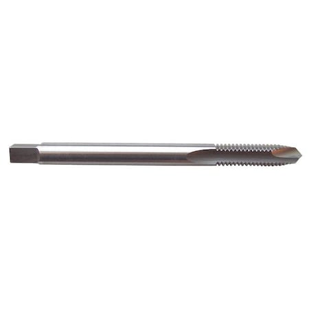 Spiral Point Tap, #10-32, Plug, UNF, 2 Flutes, Bright