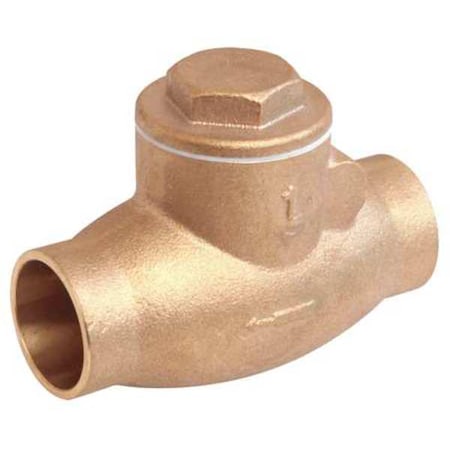 3 Solder Bronze Swing Check Valve