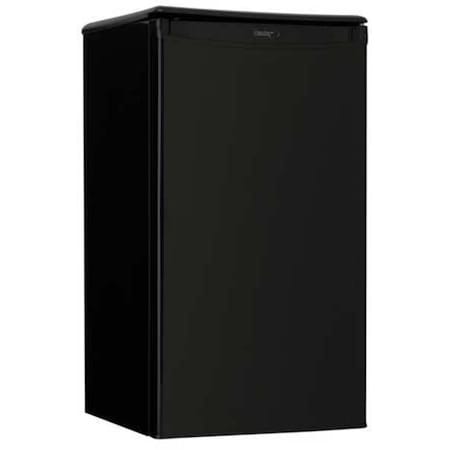 Compact Refrigerator And Freezer, 3.2 Cu Ft, Black