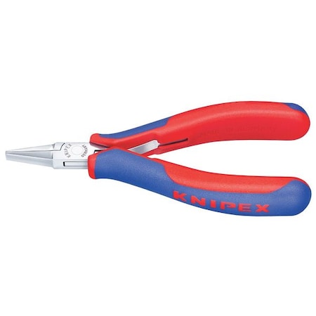 5 1/4 In Flat Nose Plier Ergonomic Handle