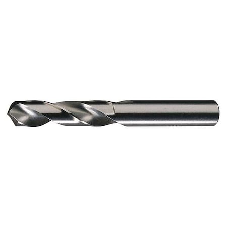 Screw Machine Drill Bit, #29 Size, 118  Degrees Point Angle, High Speed Steel, Bright Finish