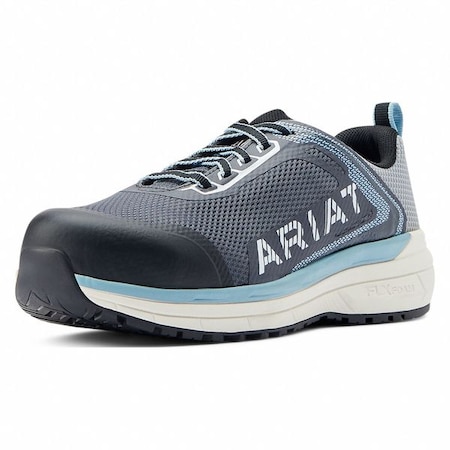 Athletic Shoe,B,6 1/2,Gray,PR