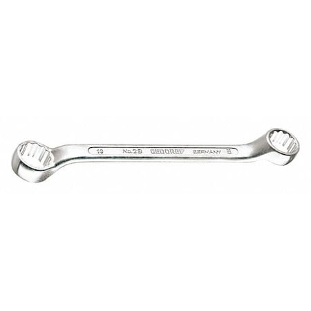 Double Box End Wrench,Short,6x7mm