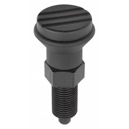 Indexing Plunger D1= 3/4-10, D=10, Style A, Non-Lockout Wo Locknut, Steel Hardened