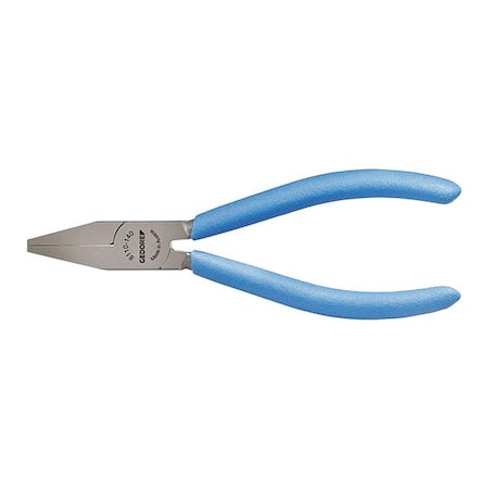 Flat Nose Pliers, 5-1/2, Handle Type: Dipped, Non-Slip