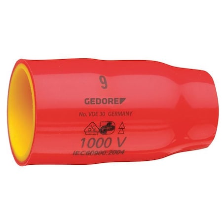 3/8 Drive Insulated Socket Metric