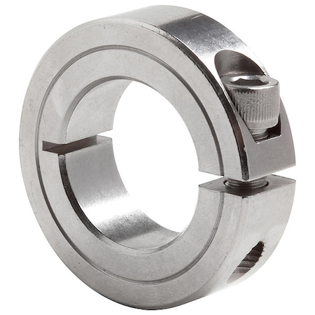 Shaft Collar,Clamp,1Pc,3/16 In,SS