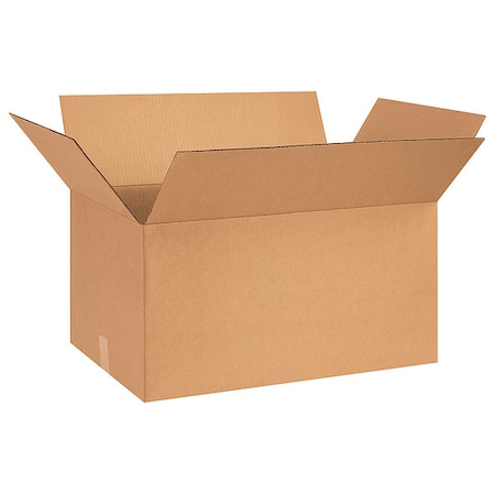 Corrugated Boxes, 26 X 15 X 12, Kraft, 20/Bundle