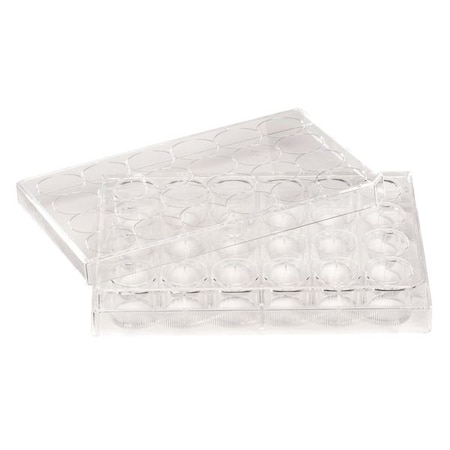 24 Well Tissue Culture Plate W/Lid,PK50