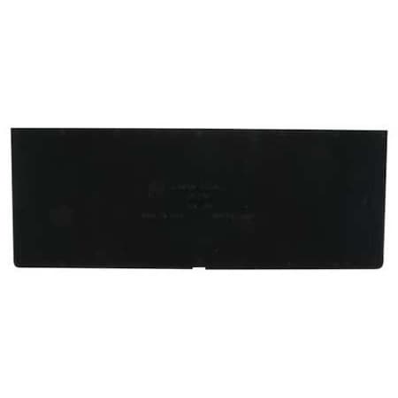 Plastic Divider, Black, 11 In L, 4 1/4 In W, 4 1/4 In H