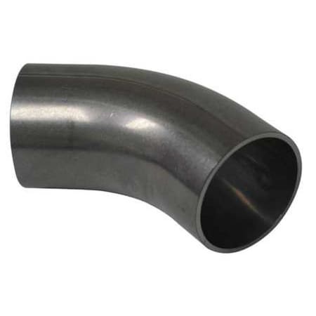 2-1/2 Butt Weld T316L SS Long Tangent 45 Degree Elbow