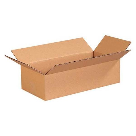 Flat Corrugated Boxes, 16 X 8 X 4, Kraft, 25/Bundle