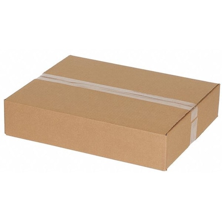 Flat Corrugated Boxes, 8 X 8 X 4, Kraft, 25/Bundle