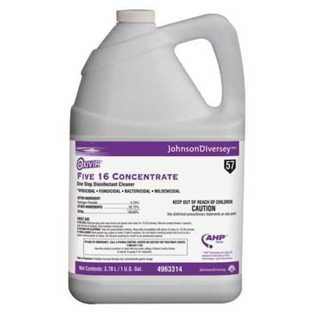 Cleaner And Disinfectant, 1 Gal. Jug, Characteristic