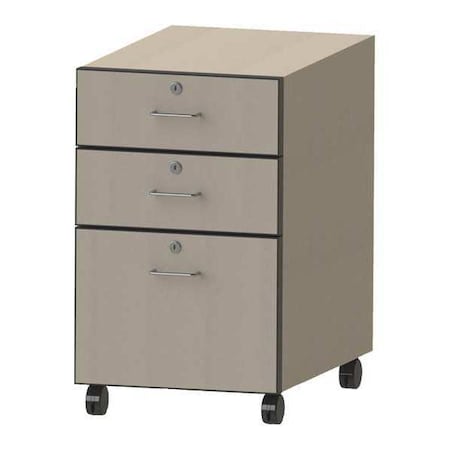 Laminate Box/Drwr Cabinet,16x24x26.5