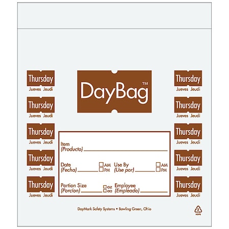Day Portion Bag,Thursday,PK2000