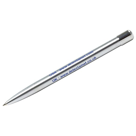 Metal Case Pen,Blue Gel,W/O Clip,PK50