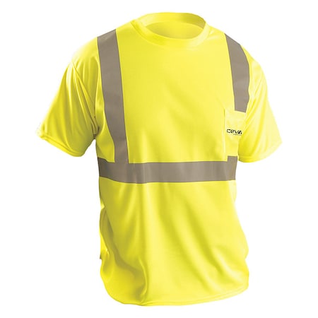 SS Yellow T-Shirt,Black Ceva Logo,4XL