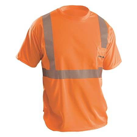 SS Orange T-Shirt,Black Ceva Logo,L