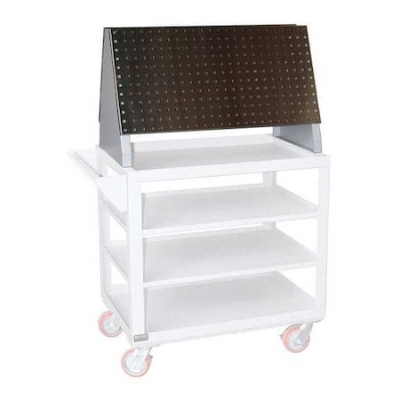 Stainless Steel Tool Panel Cart, 18W X 30H