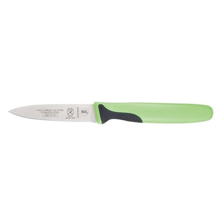 Paring Knife,3 In.,Green Handle