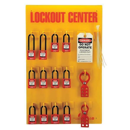 Lockout Station,Filled,12 Padlocks