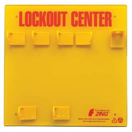 Lockout Board,Unfilled,11-1/2 In H